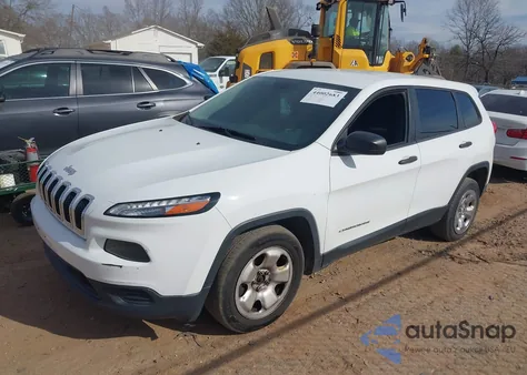 2016 Jeep Cherokee Sport из США, поврежденный, VIN 1C4PJLAB5GW280860